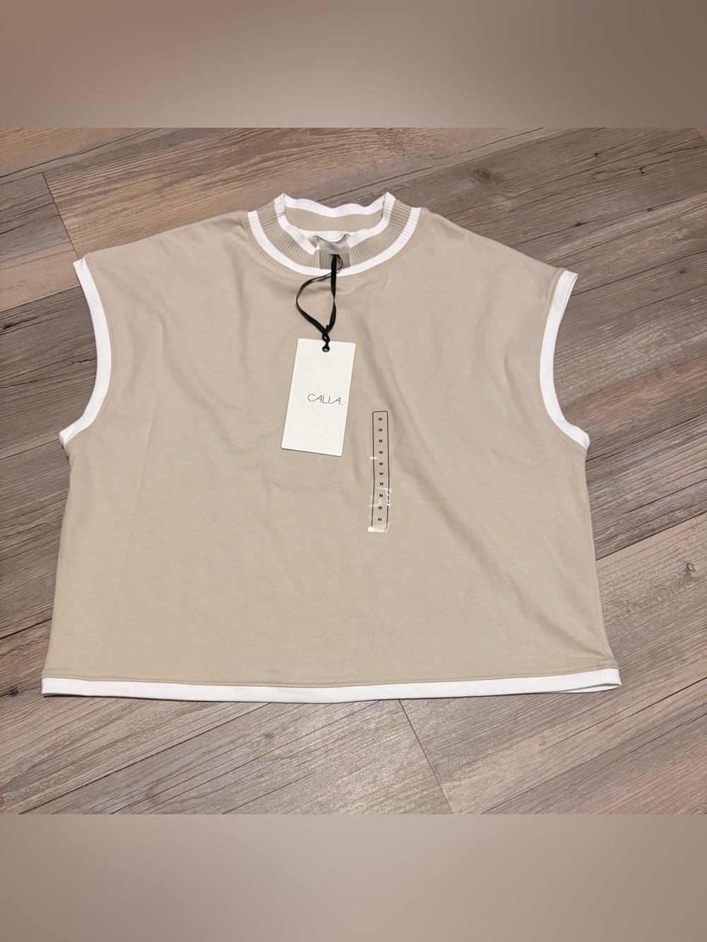 CALIA rib crop tank medium new with tags